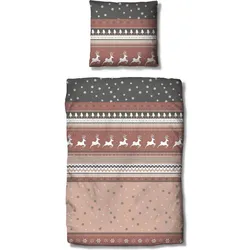 Traumschlaf, Bettwäsche, Hirsche (Bettwäsche Set, 200x200 cm)