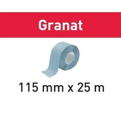 FESTOOL Schleifrolle 115x25m P60 GR Granat