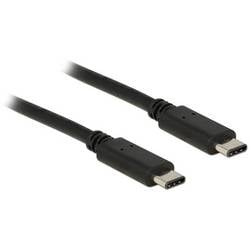 Delock USB-C® Kabel USB 2.0 USB-C® Stecker, USB-C® Stecker 0.50 m Schwarz 83672