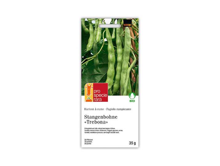 ProSpecieRara Bio Stangenbohne Trebona