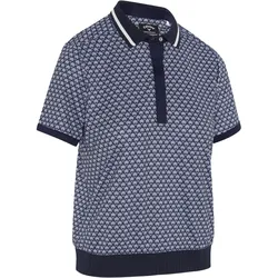 Callaway Polo Scarf Geo, navy/weiss