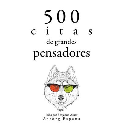 500 citas de grandes pensadores - Martin Luther King,Laozi,His Holiness the Dalai Lama,Charles Baudelaire,Carl Jung, Audio, 9782821165243