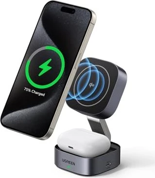 Ugreen 2-in-1 Magnetic Wireless Charger