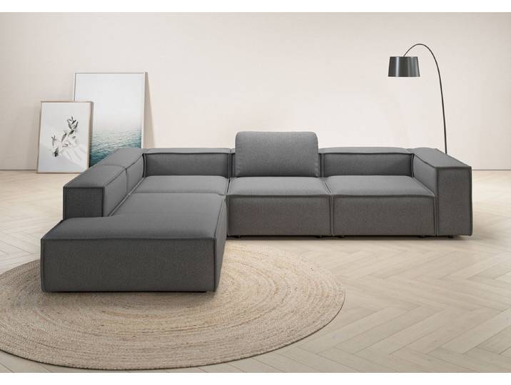 Home affaire Ecksofa Watertown luxuriöses Design & erstklassige Qualität, Japandi Design, Breite 311 cm