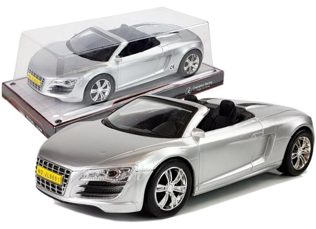 Lean Toys Speelgoedauto Cabriolet Zilver 1:18