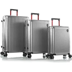Heys Smart Luggage - Hartschalenkoffer 3er Set, Koffer, Silber