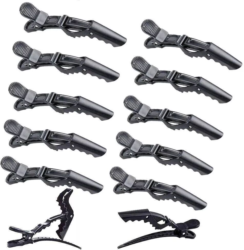INF 12-teilige schwarze Haarspangen - Sicherer Halt & Stilvolles Design
