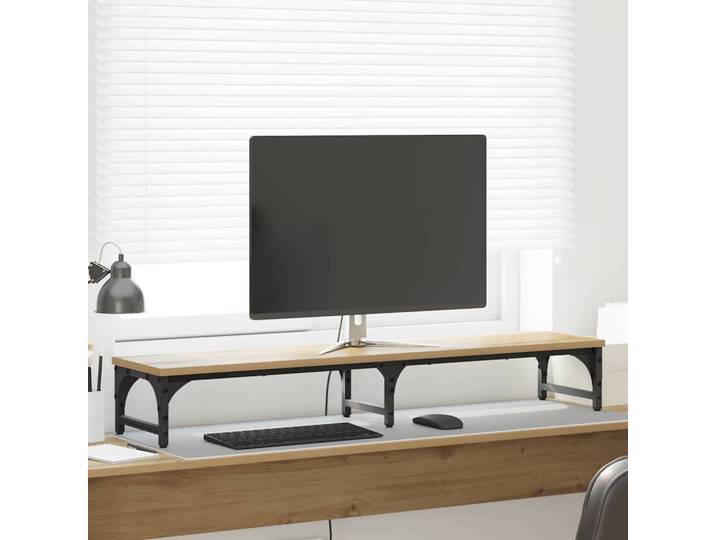 vidaXL Monitor Halterung Artisan-Eiche 105 x 23 x 15,5 cm
