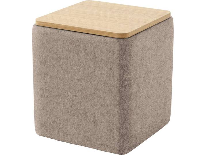 Home affaire Ablagetisch Kyro, Stauraum mit Tischplatte Eiche, Breite 40 cm, Stylisch, handlich und praktisch für dein Schlafzimmer