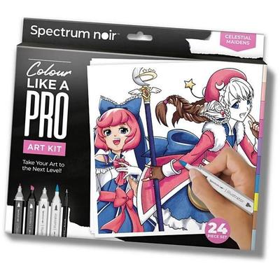 Spektrum Noir/Fan Art DIY Sets Zeichnen Kreativ Set Illustration, sortierte Farben, Himmlische Jungfrauen, 1 Packung