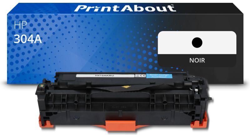 PrintAbout Toner compatible HP 304A (CC530A) - Noir Noir
