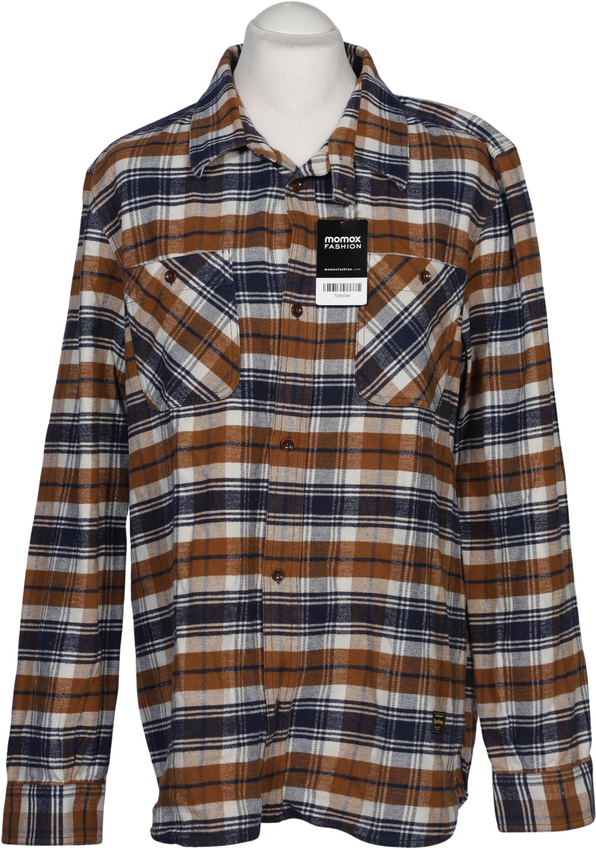 Kings of Indigo Herren Hemd, Mehrfarbig, Gr. Xxl, Baumwolle - Second Hand