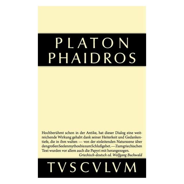 De Gruyter Phaidros (Deutsch, Hardcover, Plato) (9048883)