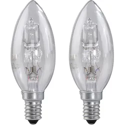00112461 HALO/Kerze/46W/E14:2/SCH Halogen Tropfenlampe