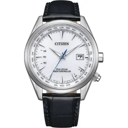 Citizen Funkuhren Quartz Eco-Drive Technologie" CB0270-10A Sonderangebot" - weiß,blau - 43mm