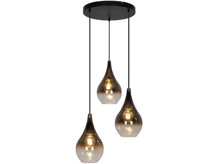 Hängelampe KAHINA LED 30x120cm 3x40W braun