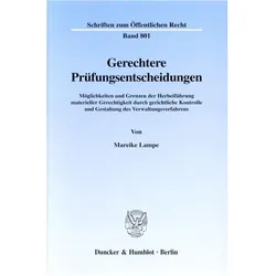 Gerechtere Prüfungsentscheidungen., Fachbücher von Mareike Lampe