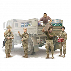 Trumpeter - Modern U.S. Logistics Supply Team - 1:35 - 110 Teile 307669