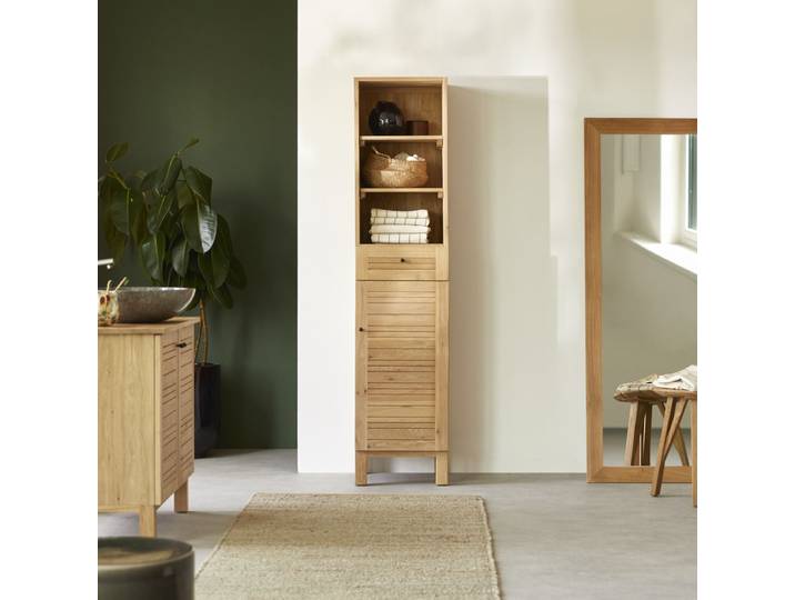 Hochschrank aus Eichenholz 180 Soho - Natur