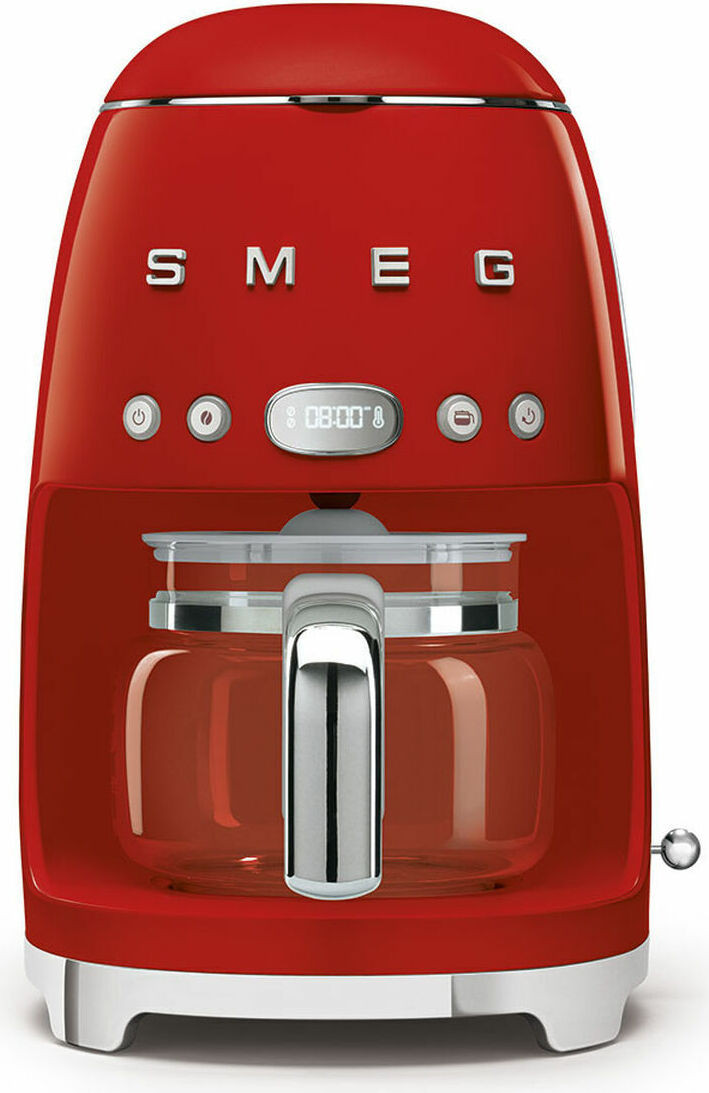 Smeg Filterkoffiezetapparaat 50's stijl model DCF02RDEU rood