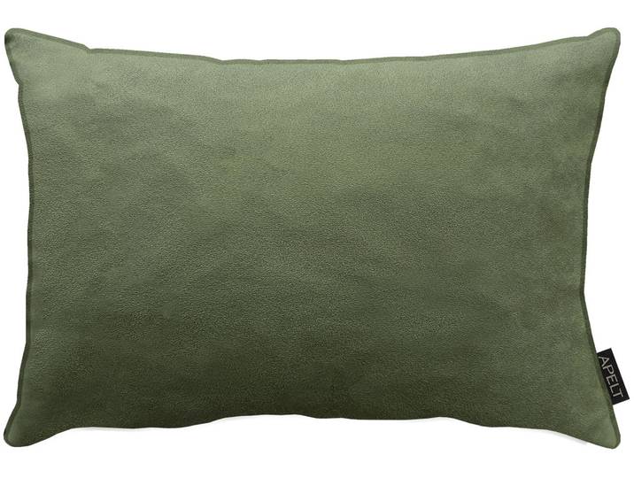 Dekokissen APELT Magnus , grün (grün, unifarben), B:40cm H:5cm L:60cm, Polyester, Dekokissen_Sitzkissen_Kissenhüllen, Dekokissen
