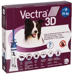 VECTRA 3D für Hunde > 10 bis 25 kg 3 St