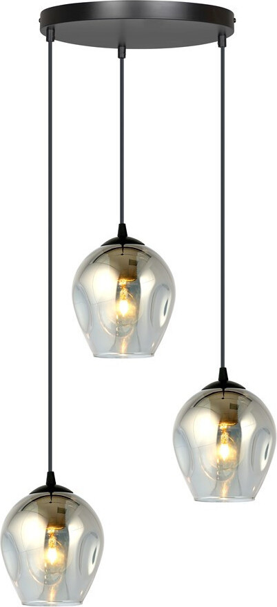 Emibig Lighting Hanglamp Istar 3 Premium Blauw/Grafiet 3xE27 40W