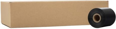 Q-Nomic 2100 02100BK08045 cinta de cera negra 80mm x 450M
