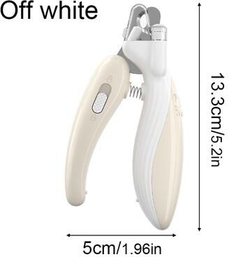 Happy Pet Pantry Premium Pet Nail Clippers & Cat Nail Trimmer Ergonomic Dog Nail Grooming Scissors pff White