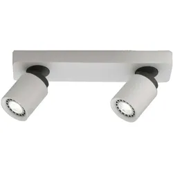 Böhmer, Deckenleuchte, 42526, Aufbaustrahler, Aluminium, Weiss, 32 x 6 x 13,5 cm (GU10)