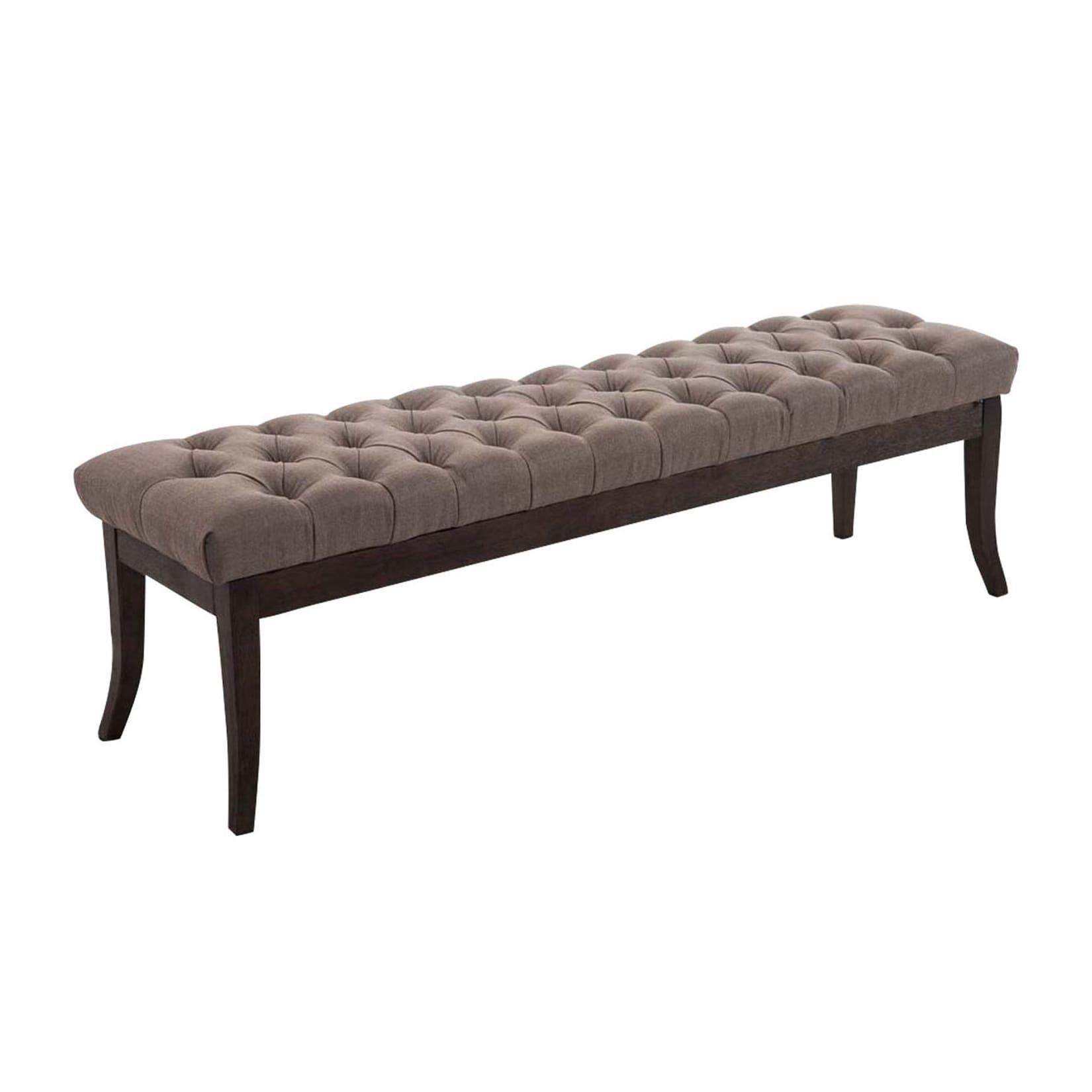 CLP Sitzbank Ramses Stoff antik-dunkel 150 Farbe: taupe, Größe: 150 cm