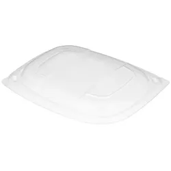 MONOUSO - Wiederverwendbare Plastikdeckel aus PP für Behälter 800 und 1000ml 21,5x17x2cm (320 Stück)