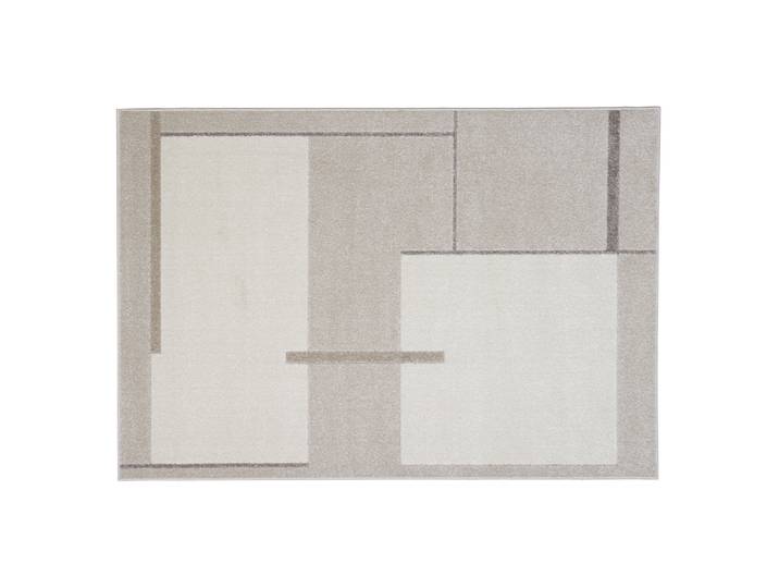 Tapis rectangulaire beige à motifs 150 x 220 cm IRENE