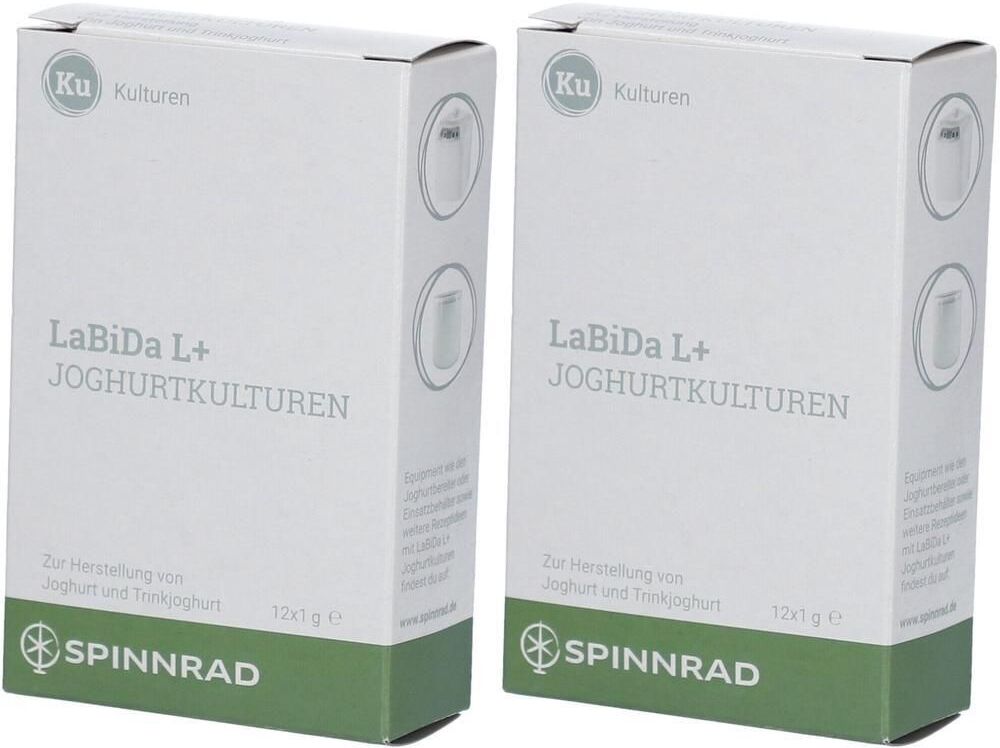 Spinnrad Labida L+ probiotische Joghurtkulturen 2x 2x12x1 g Granulat
