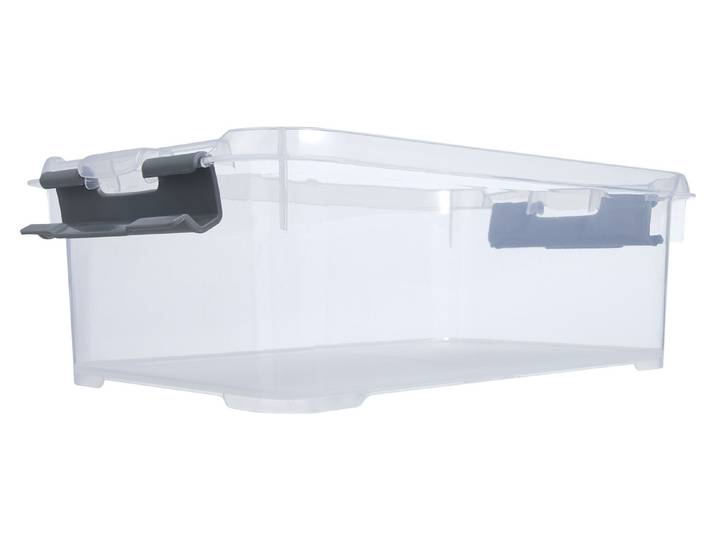 Curver Handy+ Box Transparent-Silber 22 × 19.7 × 30 cm 4 l