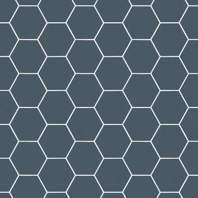 Vliestapete SUPERFRESCO EASY "Honigwaben", blau, B:0,53m L:10,05m, Vlies, Tapeten, Bienenwabe 1000x52cm