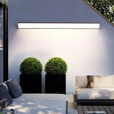 Uplifted Goods Modern LED Ceiling Light With Multiple Size And Sensor Options black 90cm No Sensor remote With Dimmable