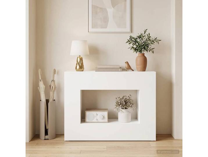 vidaXL Console Table Weiß 101 x 29 x 74 cm Holzwerkstoff