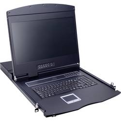 VALUE 19-Zoll-KVM-Switch, 8-Port, 48 cm (19) TFT (16:9), VGA, USB, DE-Layout 26.99.0191