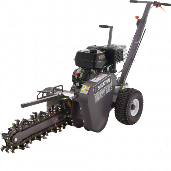 BlackStone TS 420 L - Trancheuse de sol  - Moteur Loncin G420F