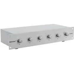Omnitronic ELA 6SZonen LSRegler si, Lautsprecher Bauteile, Silber