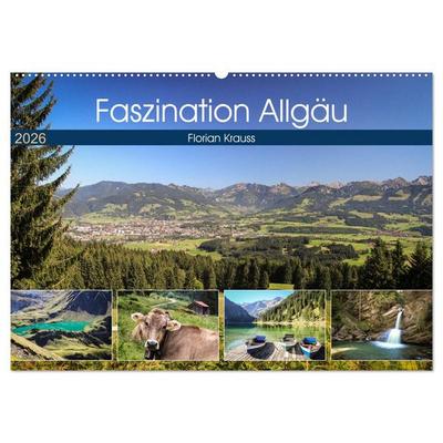 Faszination Allgäu (Wandkalender 2026 DIN A2 quer), CALVENDO Monatskalender