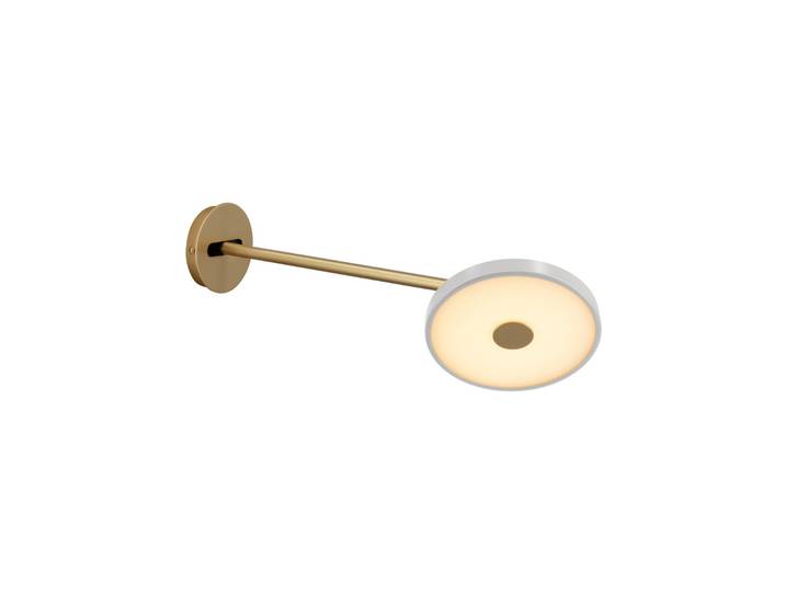 Applique murale LED Asteria Long, gris/laiton, à brancher - UMAGE - Salon / séjour - Design - Métal - À ampoule unique