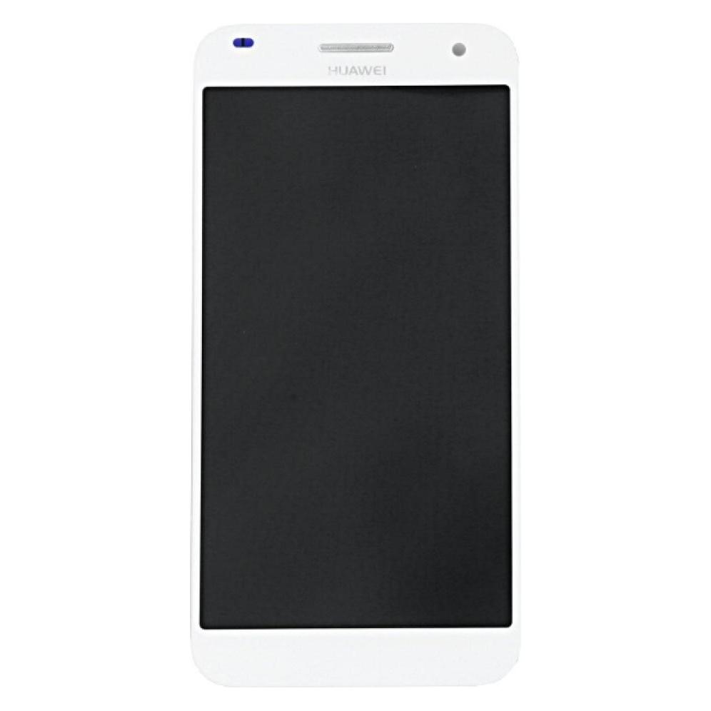 OEM Huawei Ascend G7 LCD mit weissem Rahmen (Huawei Ascend G7) (25435335)