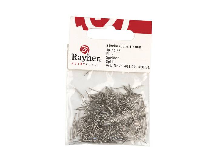 Rayher Stecknadeln in Plastikdose 10 mm 1100 Stück