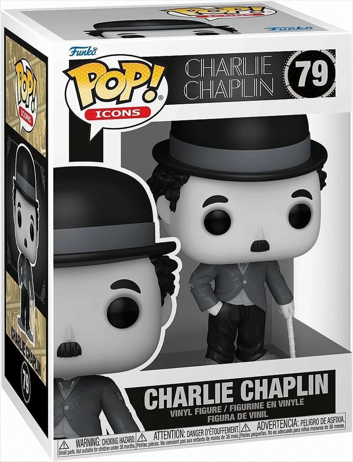 Funko Pop! Charlie Chaplin 79 jaar figuur