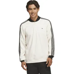 adidas Golf Originals Pullover 3 Stripes 1/4 Zip, weiss/schwarz