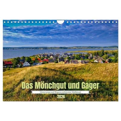 Das Mönchgut und Gager (Wandkalender 2026 DIN A4 quer), CALVENDO Monatskalender