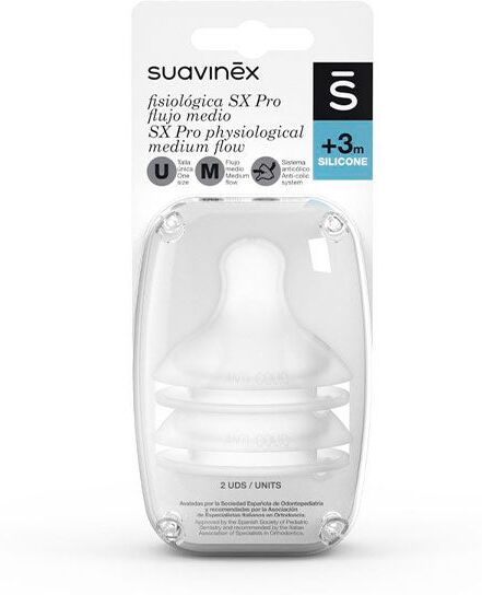 SUAVINEX Tetina Fisiológica Pro Flujo Medio