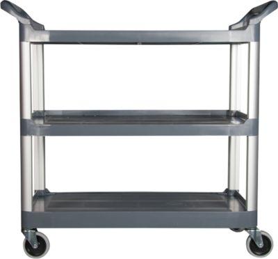 Rubbermaid X-TRA™ Mehrzweckwagen, offene Ausführung, bis 135 kg, schwarz